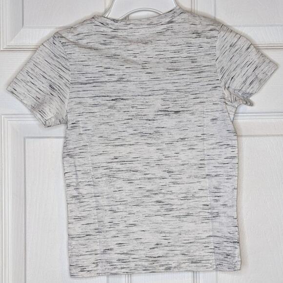 Cat & Jack Boys Heather Grey Blue Multicolor Stripes T Shirt 3T - Picture 9 of 9
